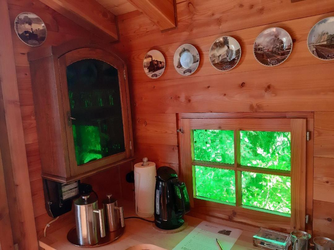 Baumhaus Wolfshoehle Fischach エクステリア 写真