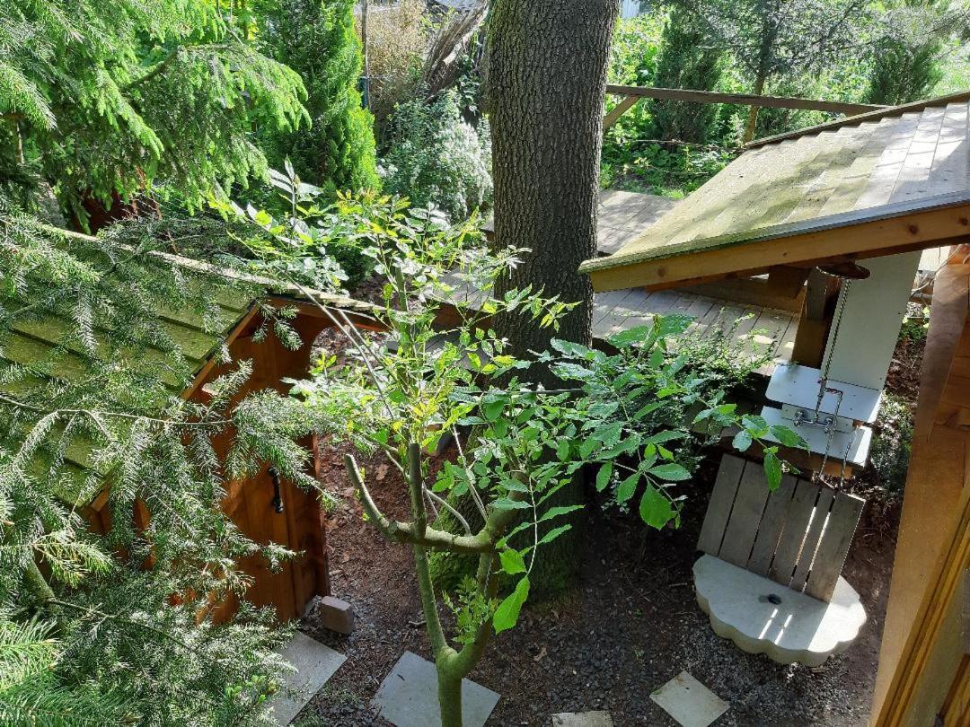 Baumhaus Wolfshoehle Fischach エクステリア 写真