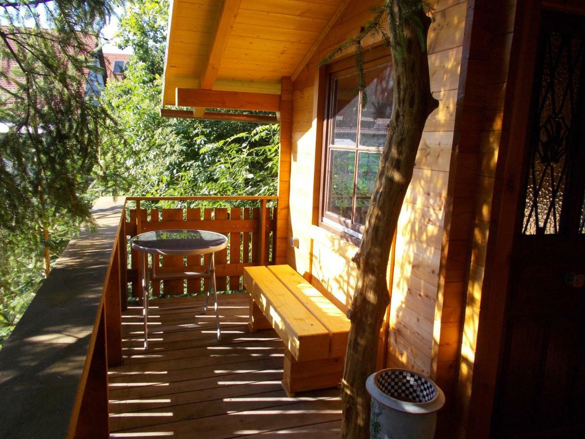 Baumhaus Wolfshoehle Fischach エクステリア 写真